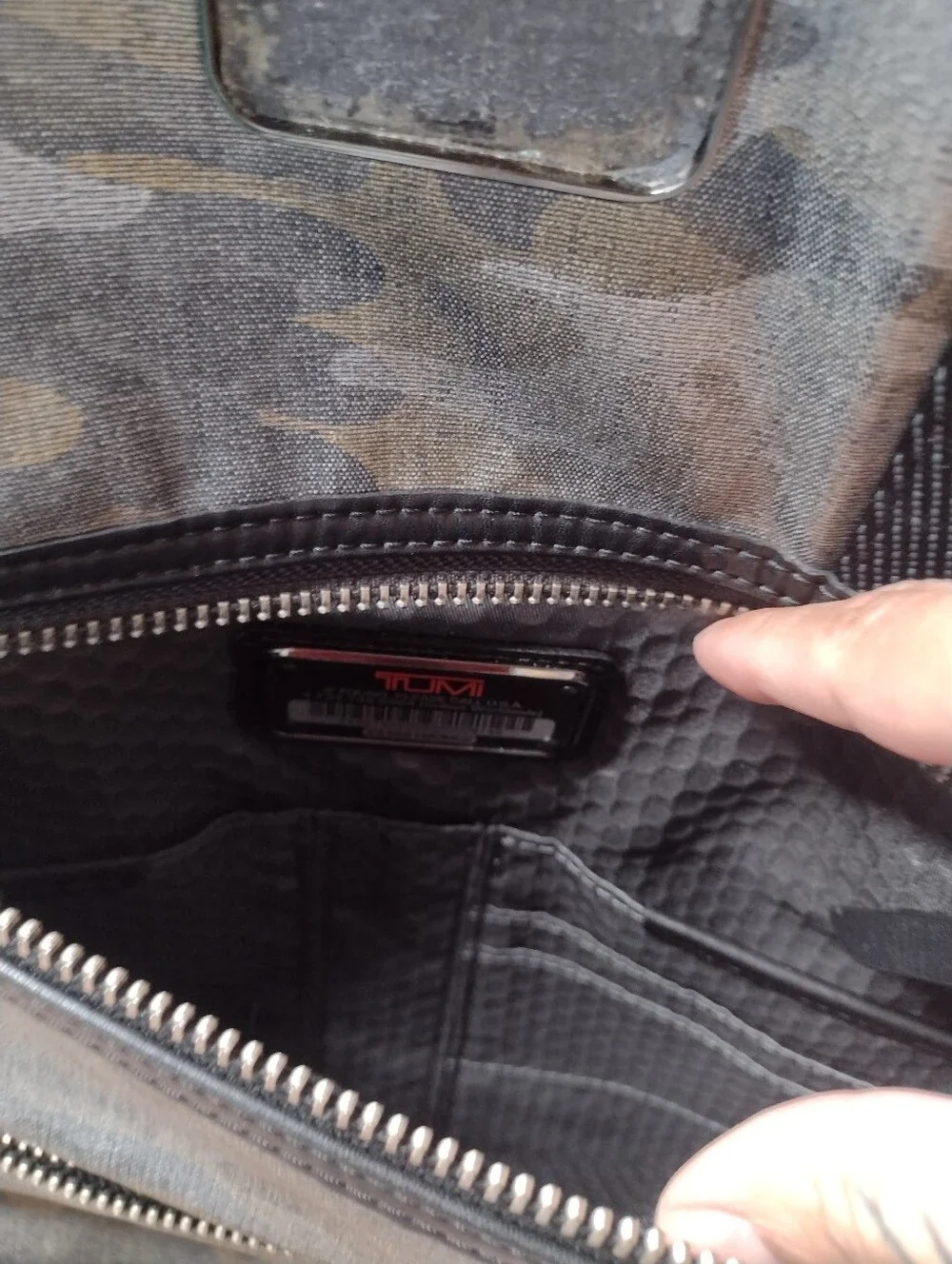 Tumi missing tag